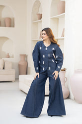 Embroidery Denim Co-ord Set