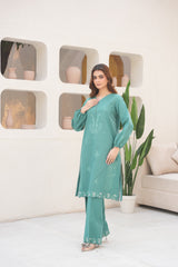 SABA | The Teal Green Two-Piece
