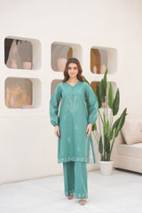 SABA | The Teal Green Two-Piece